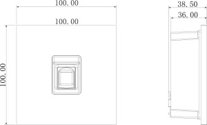 GOLIATH PRO IP & 2-Draht Video Türsprechanlage | Fingerprint Modul | Biometrisch | 2999 Finger