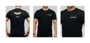 AJAX | T-Shirt "Pro" | Baumwolle | Schwarz |...