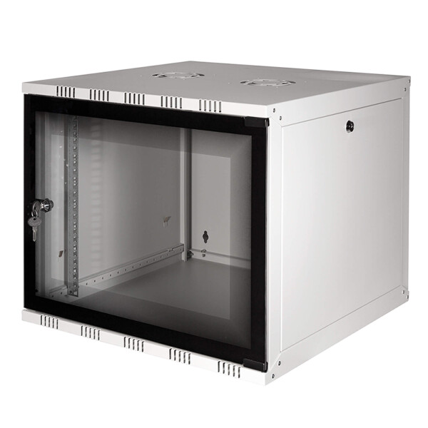 GOLIATH 19" Wandgehäuse | 6HE | 540x550mm | Serverschrank | Grau | Vormontiert