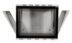 GOLIATH 19" Wandgehäuse | 6HE | 540x550mm | Serverschrank | Grau | Vormontiert