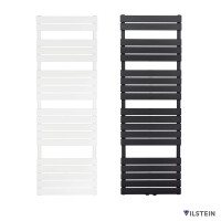 VILSTEIN Badheizkörper Mittelanschluss, Seitenanschluss, Paneel-Heizkörper, Weiß, 1800 x 600 mm