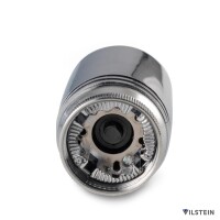 VILSTEIN Thermostatkopf, Thermostat für Badheizkörper, Ventil-Aufsatz, Chrom
