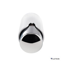 VILSTEIN Thermostatkopf, Thermostatventil für Bad-Heizkörper, Ventilaufsatz, Weiß