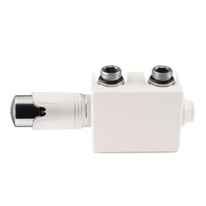 VILSTEIN Thermostatkopf, Thermostat für Bad Heizkörper, Ventilaufsatz Weiß