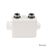 VILSTEIN Thermostatkopf, Thermostat für Bad Heizkörper, Ventilaufsatz Weiß