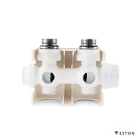 VILSTEIN Thermostatkopf, Thermostat für Bad Heizkörper, Ventilaufsatz Weiß