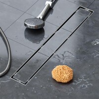 VILSTEIN© Duschrinne mit Siphon Boden- und Duschablauf Befliesbar 60 cm