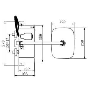 VILSTEIN Duschsystem 5in1 | Thermostat | Ablage | Regendusche | Hand- und Wannenbrause | Weiß/Chrom