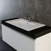 VILSTEIN© Keramik Einbauwaschbecken Einbau Einsatz Waschbecken Becken Handwaschbecken 70cm