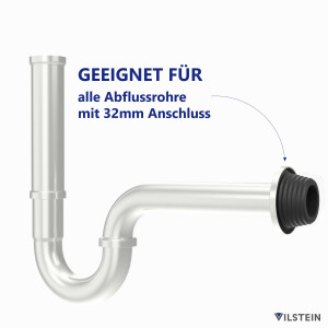 VILSTEIN Siphon Dichtung Gummimanschette Gumminippel DN 30/40