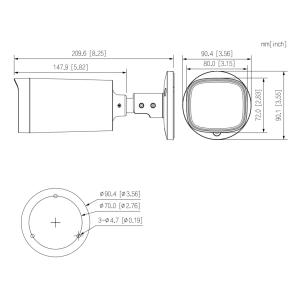 GOLIATH HDCVI 4K Kamera | 8 MP | Motorzoom | WDR | 80m IR...