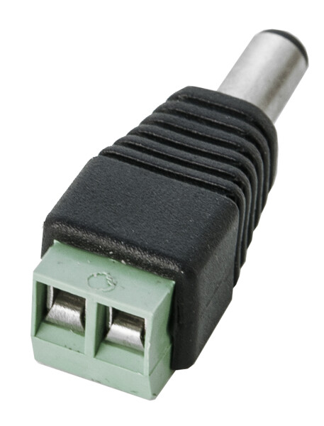 Strom-Adapter DC-Hohlstecker 2 Pin Schraubklemme (männlich)
