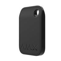 AJAX | Kontaktloser Schlüsselanhänger | Verschlüsselt | Für KeyPad Plus | 1x Schwarz | Tag