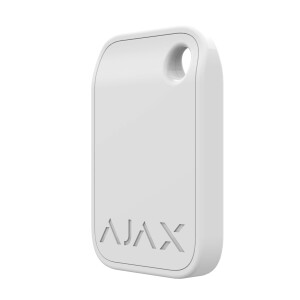 AJAX | Kontaktloser Schlüsselanhänger | Verschlüsselt | Für KeyPad Plus | 1x Weiß | Tag