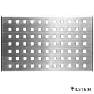 VILSTEIN© Gitter für Duschwanne VS-DD02 | Edelstahl | Ablaufgitter | Rostfrei