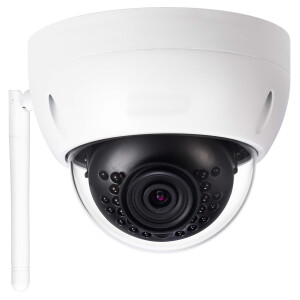 GOLIATH IP WLAN Dome Kamera Set | 2x4 MP | 2.8 mm | 30m IR | App | Metall | IP67 | IK10 | WiFi Set