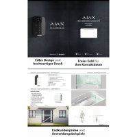 AJAX Verkaufskatalog | DINA A4 | Edles Design