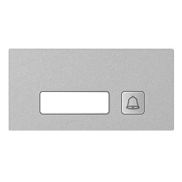 GOLIATH PRO IP & 2-Draht Video Türsprechanlage | 1er Klingel Modul | LED Namensschild | Aluminium