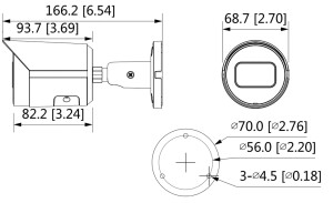 GOLIATH Starlight IP Kamera | 4 MP | 2.8mm | WDR | 30m IR | SMD+ | Mikro | App | PoE | SMART Serie