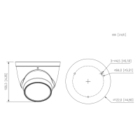 GOLIATH Starlight IP Dome Kamera | 4 MP | Motorzoom | WDR | 40m IR | SMD+ | Mikro | PoE | PRO Serie