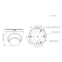 GOLIATH IP WLAN Dome Kamera | 4 MP | 2.8 mm | 30m IR | Mikrofon | Lautsprecher | IP67 | WiFi Serie