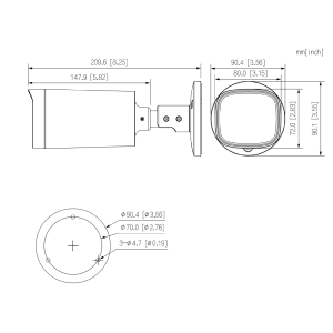 GOLIATH HDCVI Kamera | 2 MP | 2.7mm-12mm | Motorzoom | 80m IR | IP67 | Smart Serie