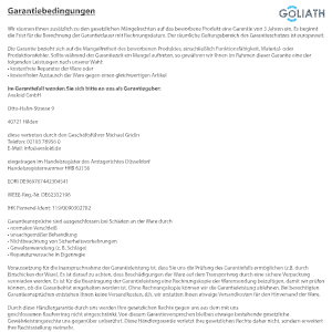 GOLIATH PRO IP Video Türsprechanlage mit App | Anthrazit | 1-Fam | 2x7 Zoll Schwarz | Unterputz | 180°