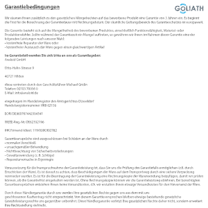 GOLIATH PRO IP Video Türsprechanlage mit App | 1 Fam | Anthrazit | 2x7 Zoll Weiß | Fingerprint | 180°
