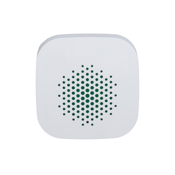 WhiteLabel | Innensirene | Indikator LED | 85-105 dB | Weiß | HomeSiren