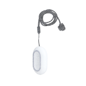 WhiteLabel | Panikknopf | Eine Tasten | Fehlaktivierungsschutz | IP54 | Weiß | Button
