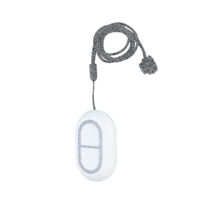 WhiteLabel | Panikknopf | Zwei Tasten | Fehlaktivierungsschutz | IP54 | Weiß | DoubleButton