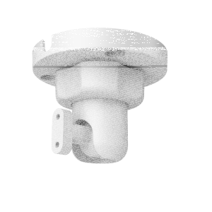 WhiteLabel | Halterung für Bewegungsmelder mit Kamera | Decken- oder Wandmontage | BracketCam