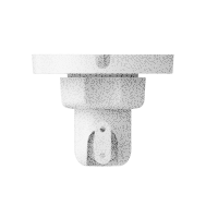 WhiteLabel | Halterung für Bewegungsmelder mit Kamera | Decken- oder Wandmontage | BracketCam