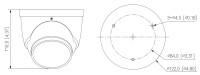 GOLIATH Starlight IP Dome Kamera | 8 MP | 2.8mm | WDR | 30m IR | Alarm | SMD 3.0 | 4K TiOC Serie