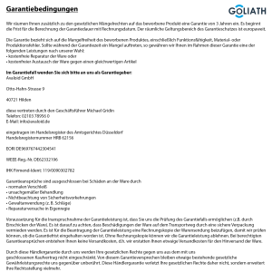 GOLIATH Hybrid 2-Draht BUS Türsprechanlage | App | 1 Fam. | 7 Zoll Schwarz | Fingerprint |180°