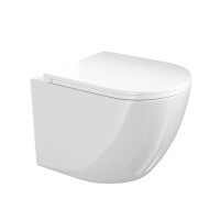 VILSTEIN Hänge WC | Spülrandlos | Tornadospüler Toilette inkl. Sitz mit Softclose | Quickrelease
