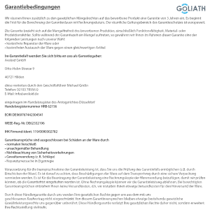 GOLIATH PRO 2-Draht BUS Türsprechanlage | App | 1 Familie | 7 Zoll Weiß | Fingerprint | 180°