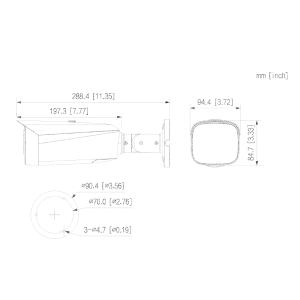 GOLIATH Starlight IP Kamera | 8 MP | 2.8mm | WDR | 30m IR | Alarm | SMD 3.0 | 4K Dual PRO Serie