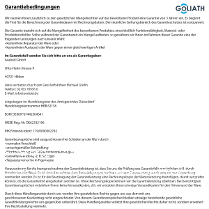 GOLIATH PRO 2-Draht BUS Sprechanlage mit App | Anthrazit | 1 Fam. | 2x7" | Unterputz | 180°