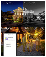GOLIATH IP WLAN Kamera | 5MP | 30m IR | 2.8mm | Mikrofon | Lautsprecher | Spotlight | WiFi IO Serie