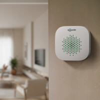 GOLIATH Basic Alarm | Innensirene | Indikator LED | 85-105 dB | Weiß | InnenSirene