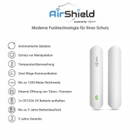 GOLIATH Basic Alarm | Öffnungsmelder | Magnetkontakt | Weiß | TürKontakt