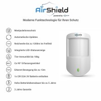 GOLIATH Basic Alarm | PIR Bewegungsmelder | Innenbereich | Tierimmunn | Weiß | BewegungsMelder