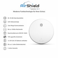 GOLIATH Basic Alarm | Rauchmelder | Brandschutz | Raucherkennung | Photoelektrisch | RauchMelder