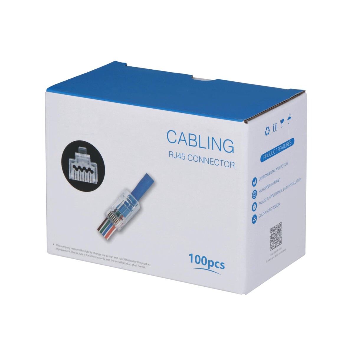 Dahua | RJ45 Stecker | Netzwerkstecker |vergoldete Messingko