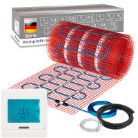 Angebot VILSTEIN© Elektrische Fußbodenheizung | 200W/m² TWIN Technologie Elektro | Komplett-Set | 12m² - 24m