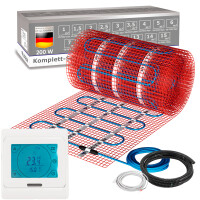Angebot VILSTEIN© Elektrische Fußbodenheizung | 200W/m² TWIN Technologie Elektro | Komplett-Set | 14m² - 28m