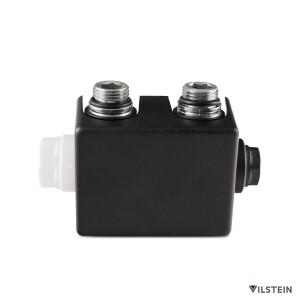 VILSTEIN Heizkörperthermostat, Thermostatkopf für Badheizkörper, Ventil-Aufsatz, Anthrazit