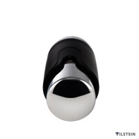 VILSTEIN Heizkörperthermostat, Thermostatkopf für Badheizkörper, Ventil-Aufsatz, Anthrazit