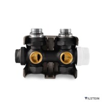 VILSTEIN Heizkörperthermostat, Thermostatkopf für Badheizkörper, Ventil-Aufsatz, Anthrazit
